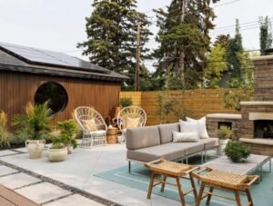 How a Designer Transformed Her Backyard Into Outdoor Rooms with Help from Destiny Landscaping